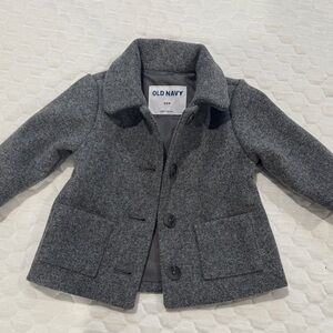 Old Navy Kids Charcoal Pea Coat